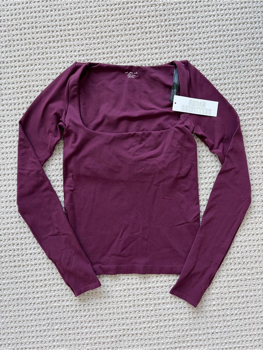 Urban outfitters Long Sleeve Top in Purple XS NWT